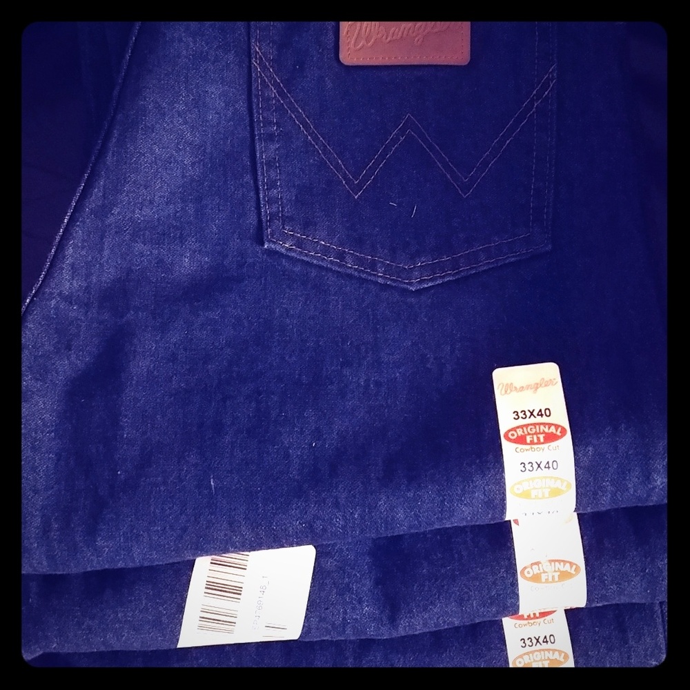 Wrangler mens jeans cowboy cut NWT
